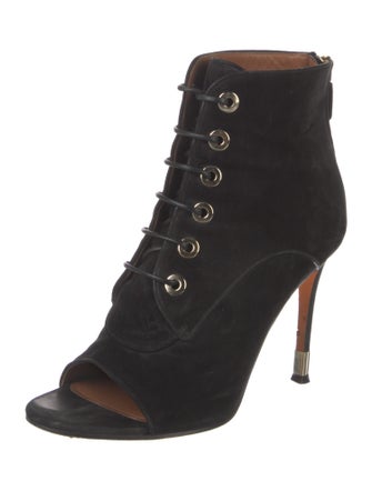 Givenchy Suede Lace-Up Boots