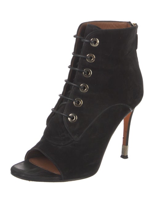 Givenchy Suede Lace-Up Boots