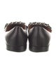 Givenchy Leather Chain-Link Accents Ballet Flats