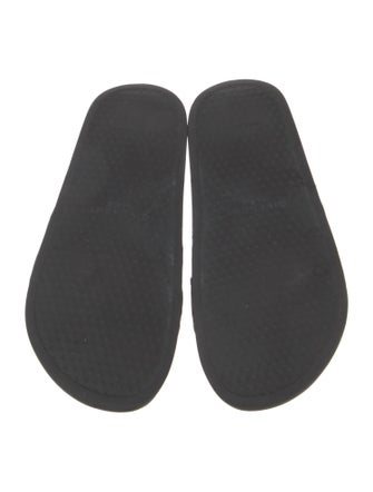 Givenchy Leather Graphic Print Slides