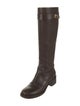 Givenchy Leather Printed Riding Boots