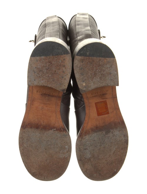 Givenchy Leather Printed Riding Boots