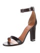 Givenchy Leather Chain-Link Accents Sandals