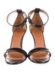 Givenchy Leather Chain-Link Accents Sandals