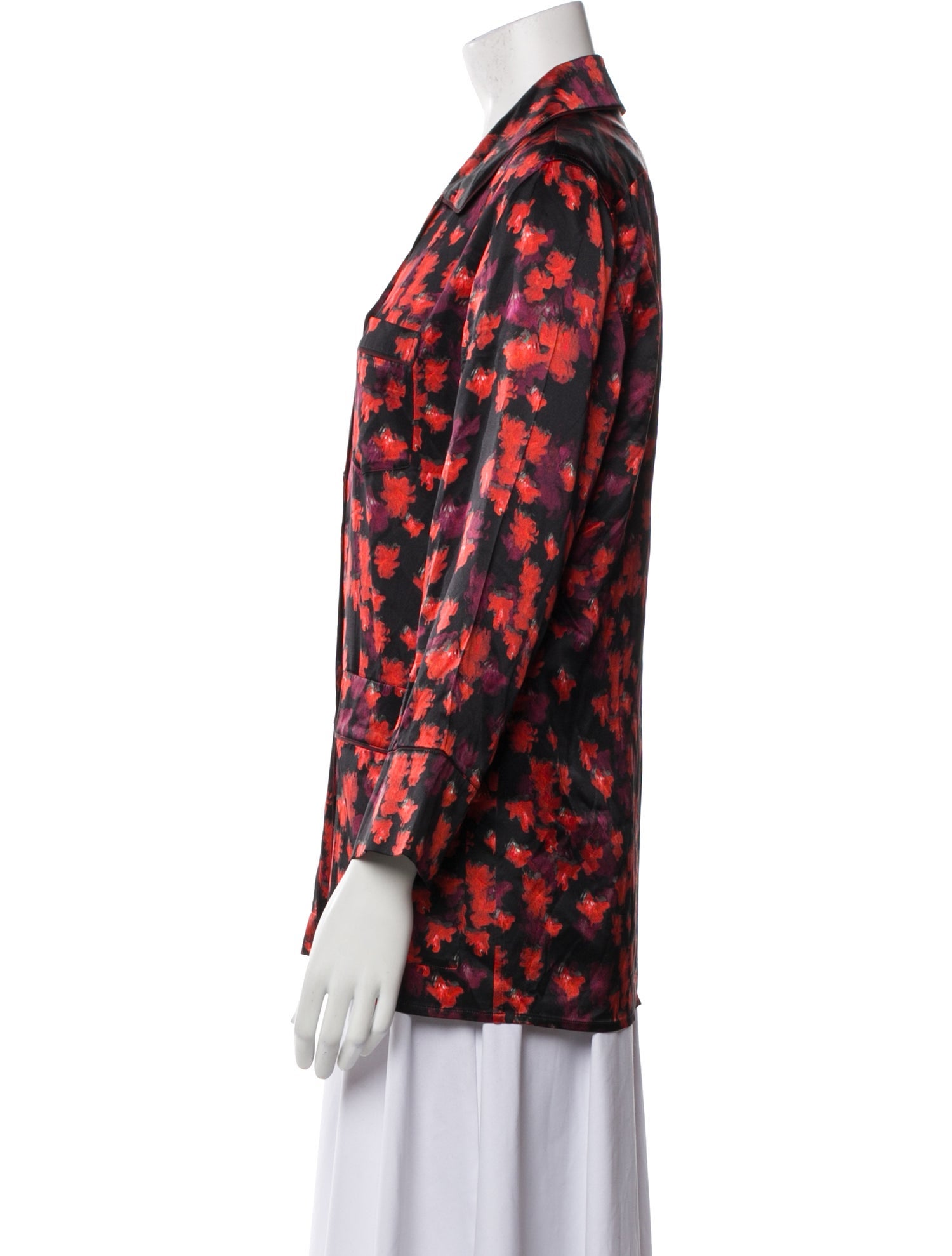 Givenchy Silk Printed Pajamas