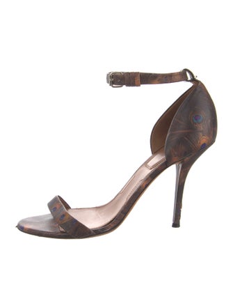 Givenchy Leather Printed Sandals