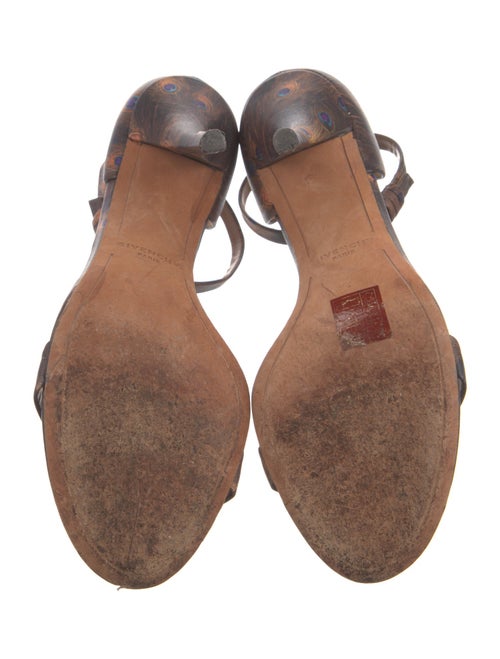 Givenchy Leather Printed Sandals