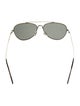 Givenchy Aviator Mirrored Sunglasses