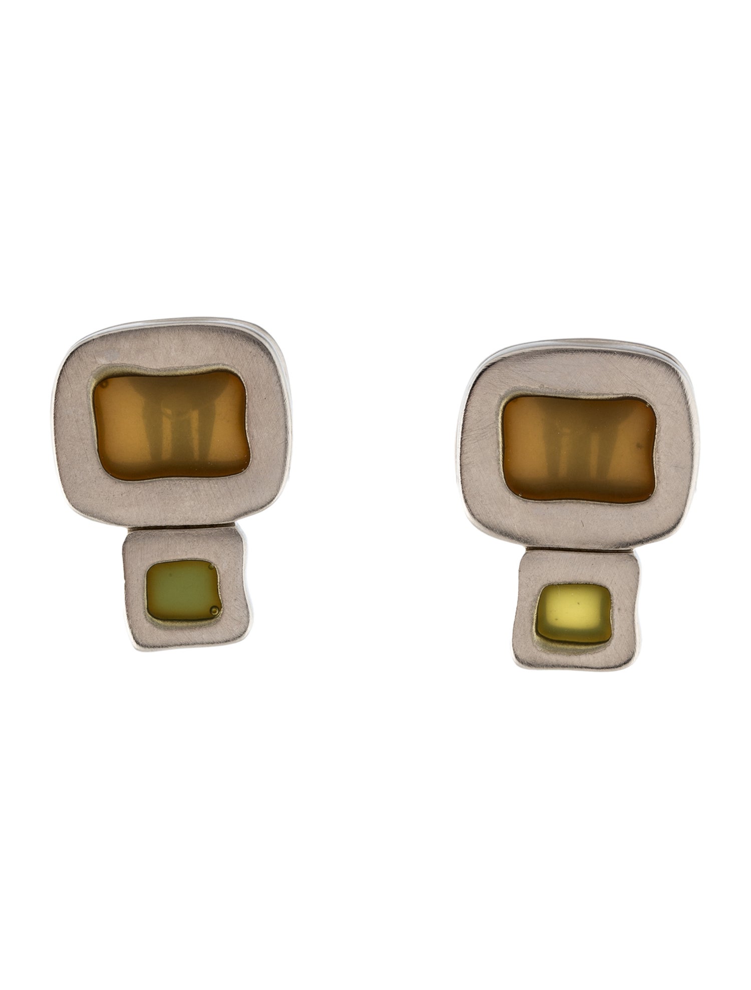 Givenchy Vintage Resin Clip-On Earrings