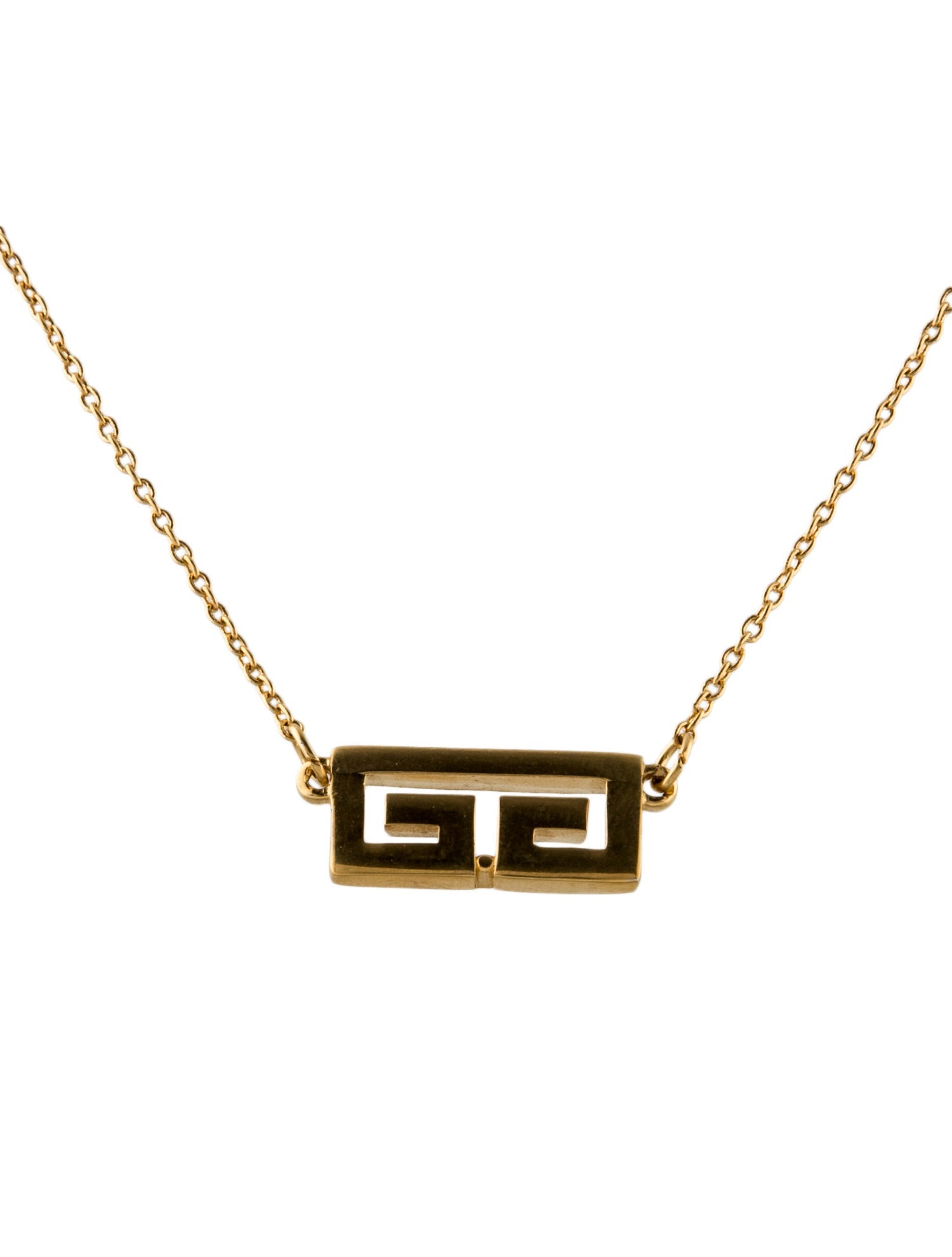 Givenchy Vintage GG Pendant Necklace