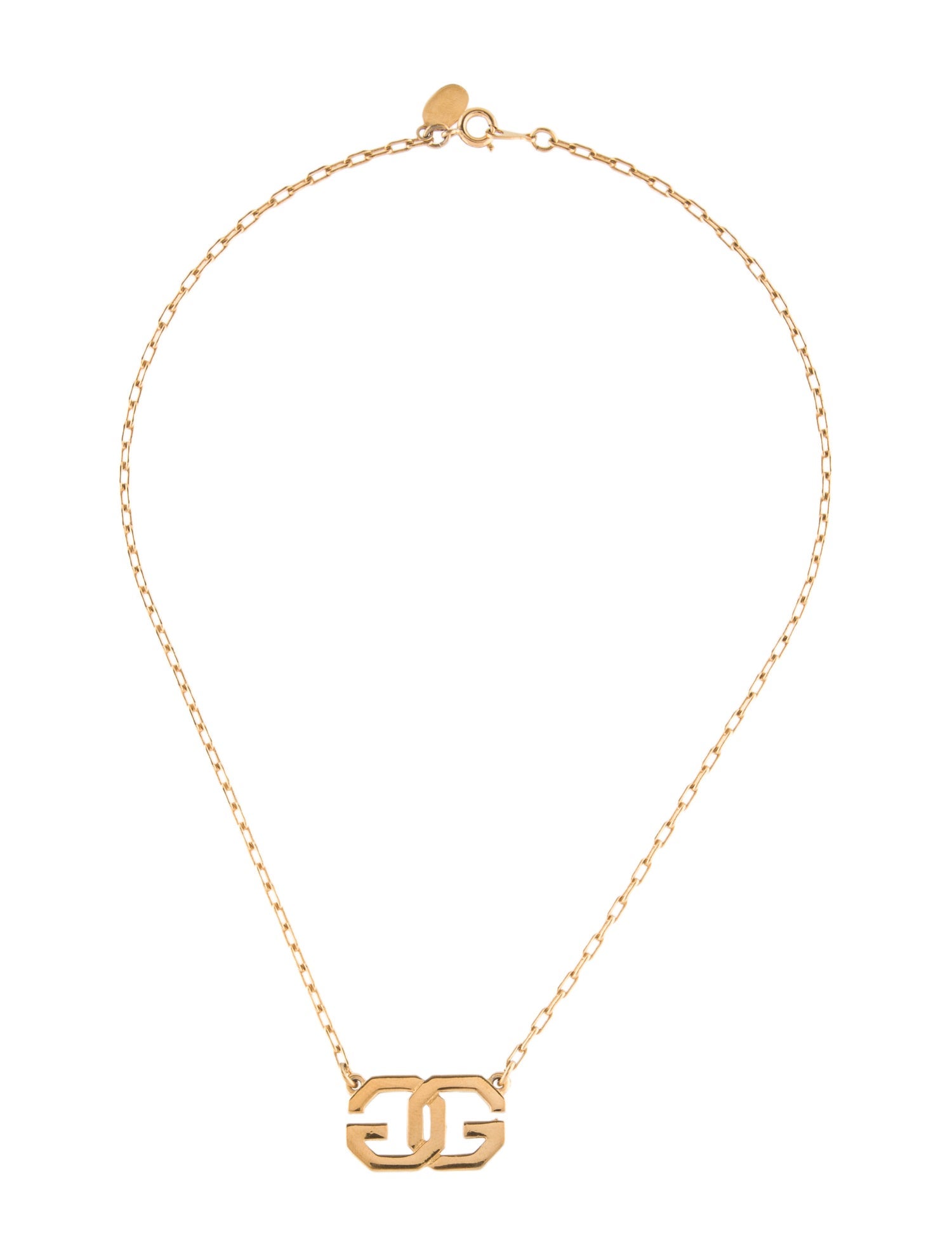 Givenchy Vintage GG Pendant Necklace