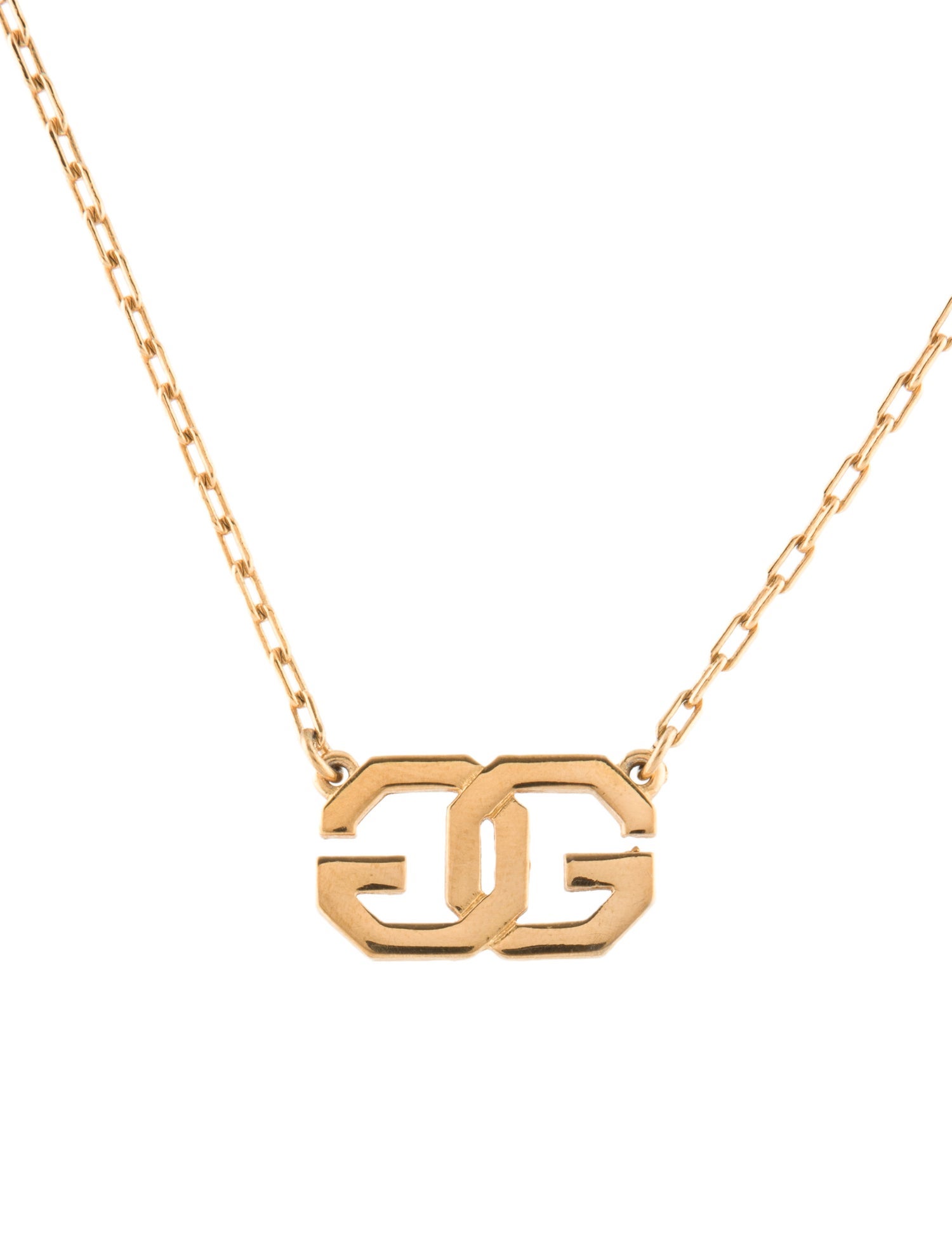 Givenchy Vintage GG Pendant Necklace