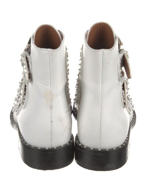 Givenchy Leather Studded Accents Combat Boots