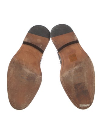 Givenchy Leather Floral Print Combat Boots