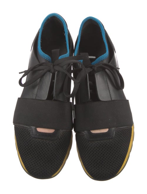 Givenchy Leather Colorblock Pattern Sneakers