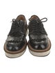 Givenchy Patent Leather Fringe Trim Accent Oxfords