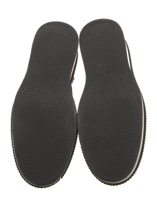 Givenchy Patent Leather Fringe Trim Accent Oxfords