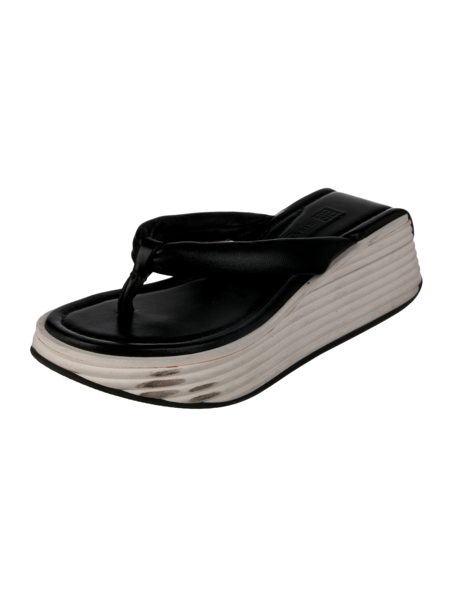 Givenchy Leather Printed Mules