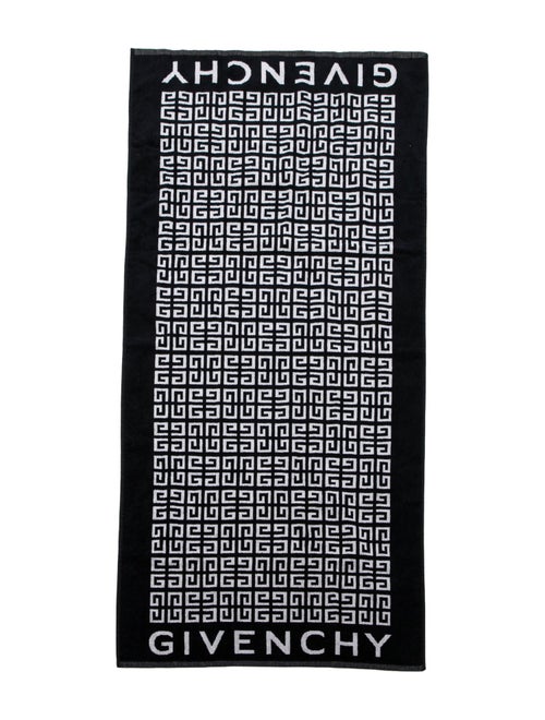 Givenchy Logo Printed Bath Towel