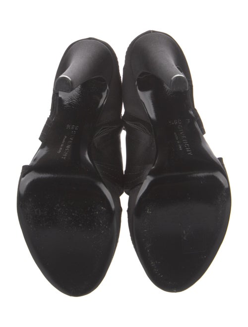 Givenchy Satin Cutout Accent Slingback Pumps