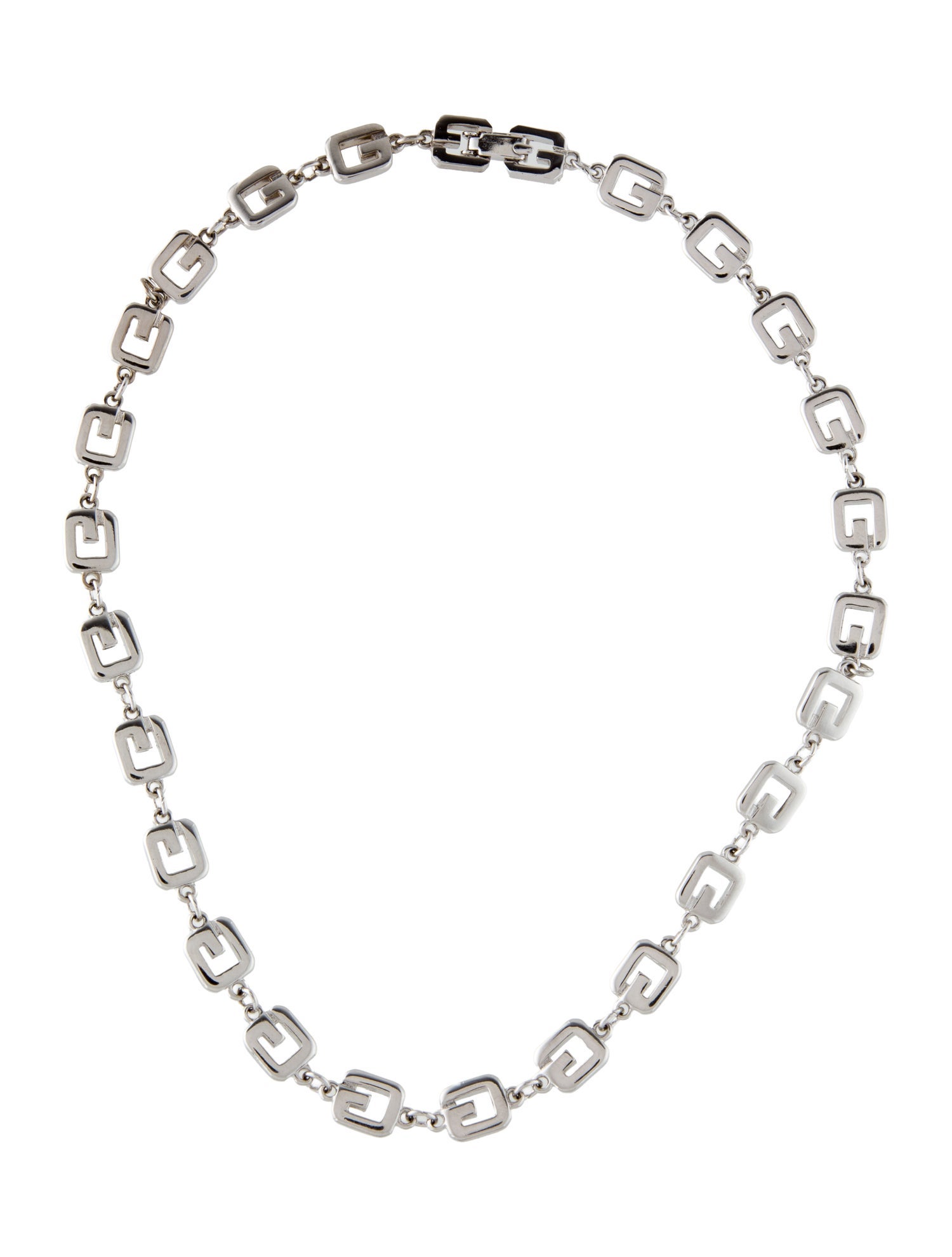 Givenchy Vintage G Link Necklace