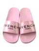 Givenchy Rubber Graphic Print Slides