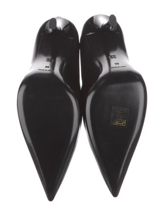 Givenchy Leather Crystal Embellishments Pumps