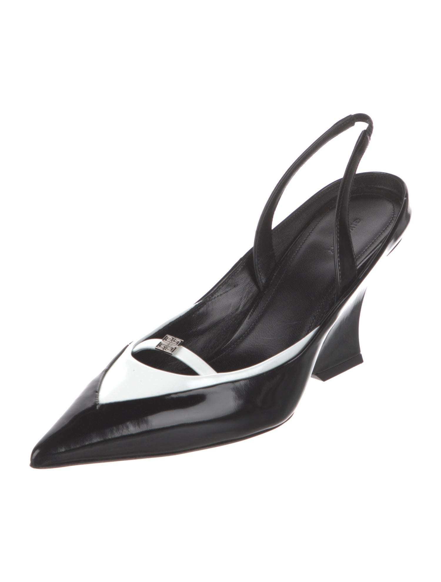 Givenchy Patent Leather Slingback Pumps