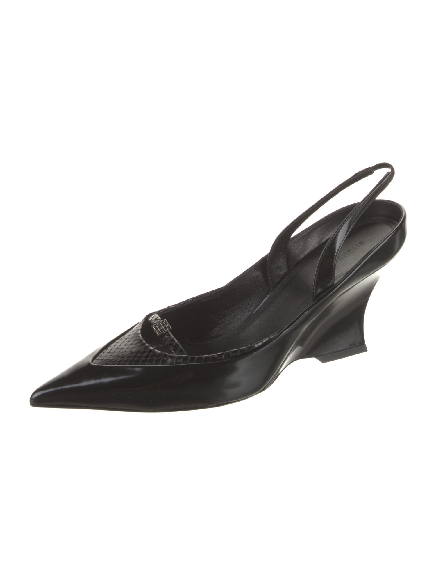 Givenchy Patent Leather Slingback Pumps