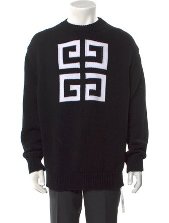 Givenchy Signature Logo Graphic Print Pullover