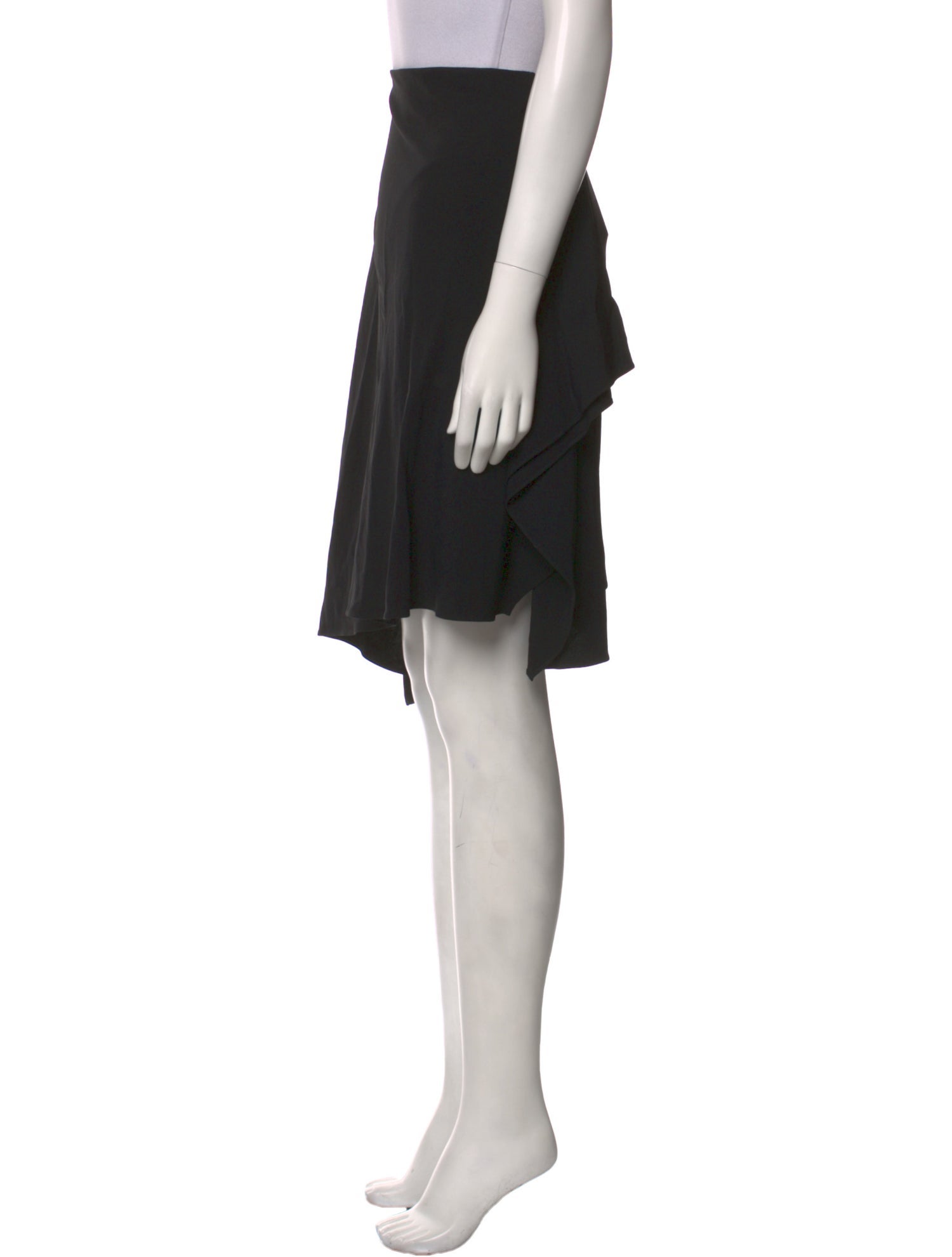 Givenchy Ruffle Embellishment Knee-Length Skirt