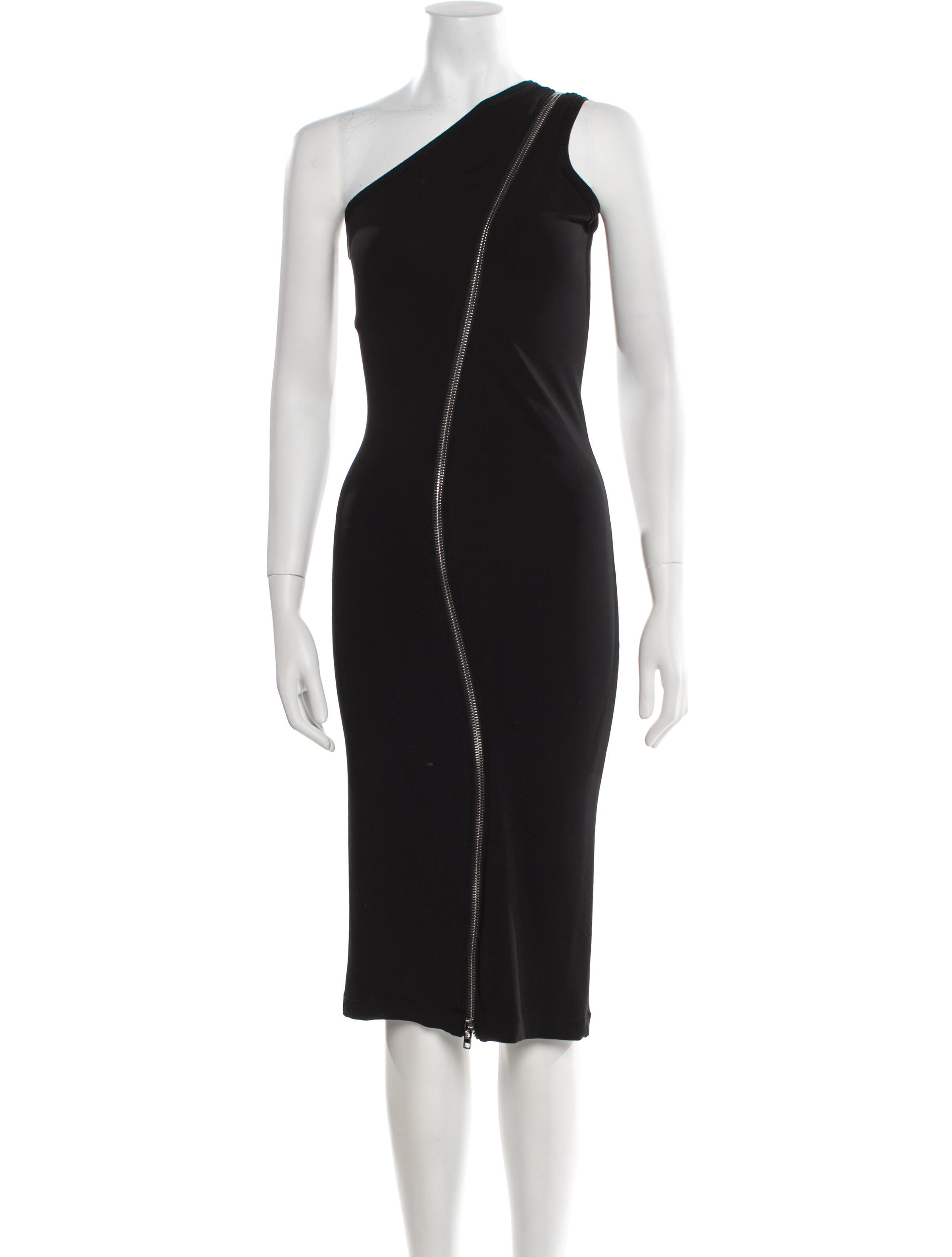 Givenchy One-Shoulder Midi Length Dress