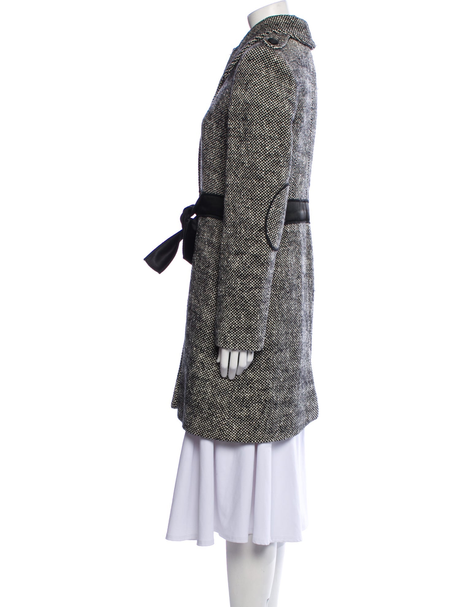 Givenchy Plaid Print Coat