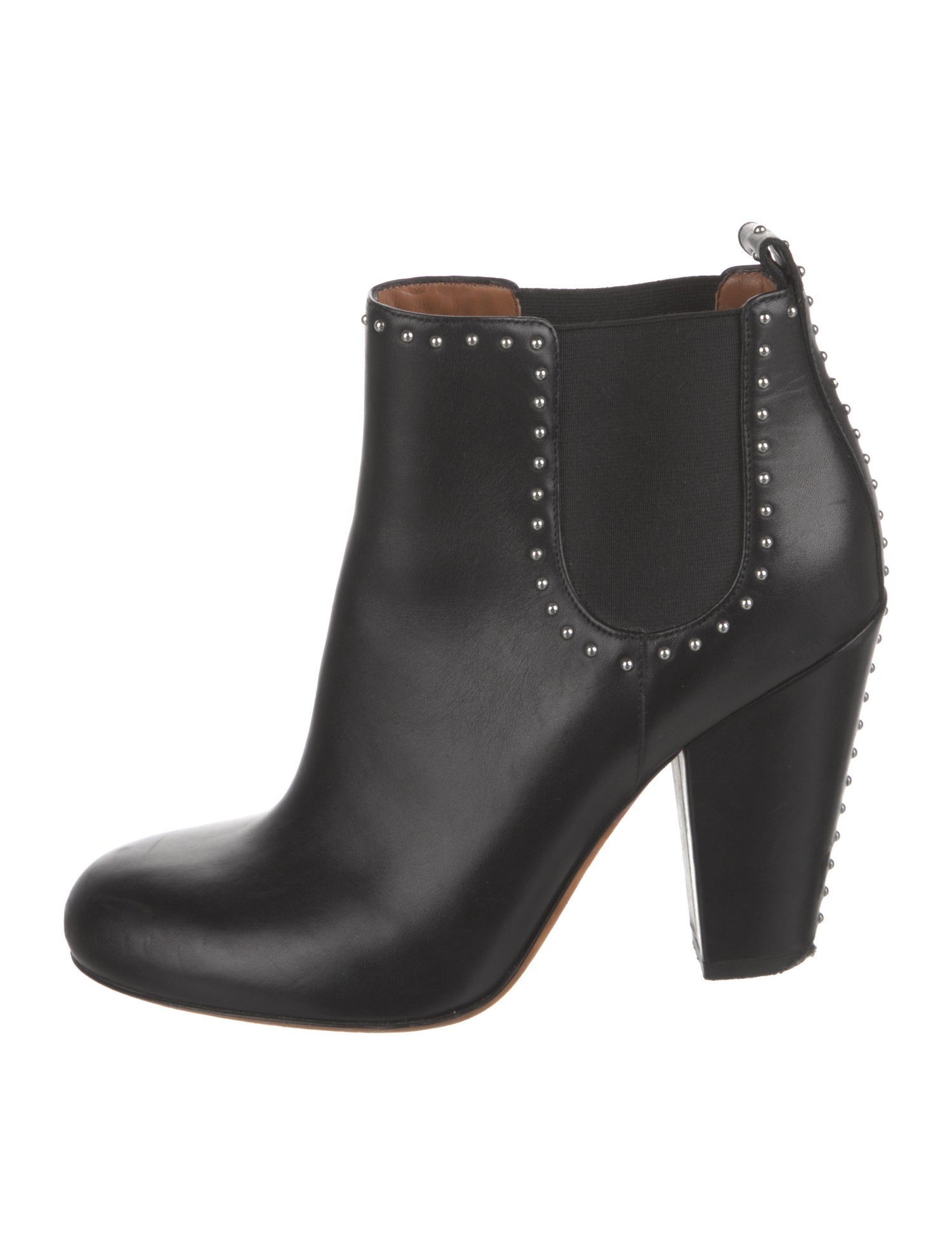 Givenchy Leather Studded Accents Chelsea Boots