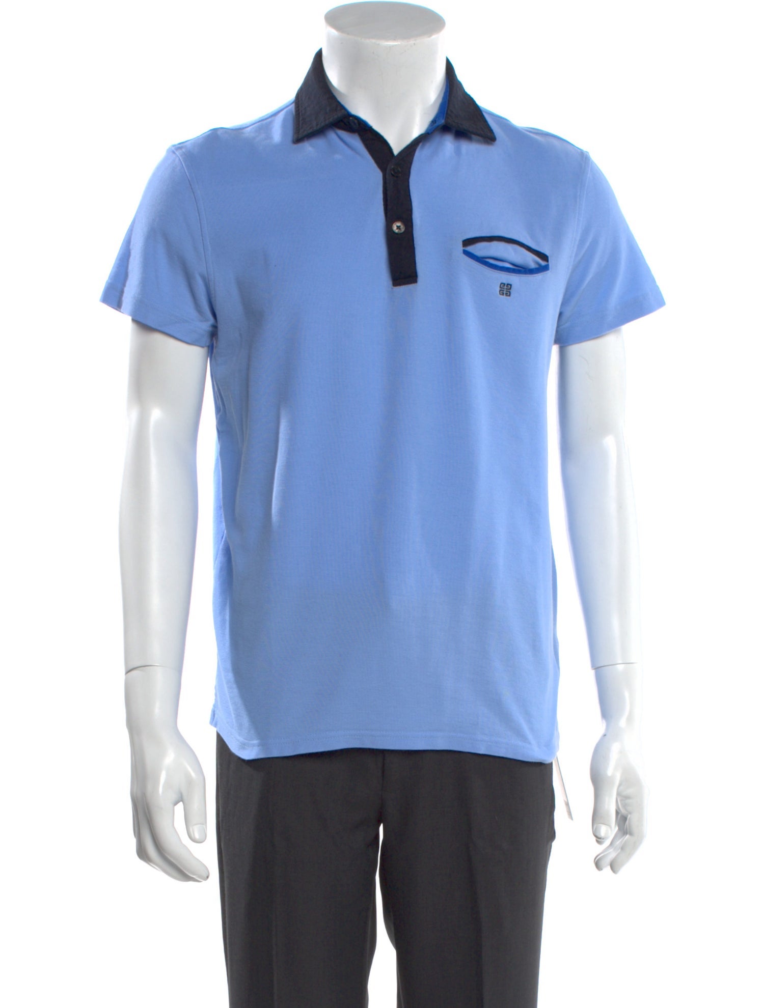 Givenchy Graphic Print Collar Polo Shirt