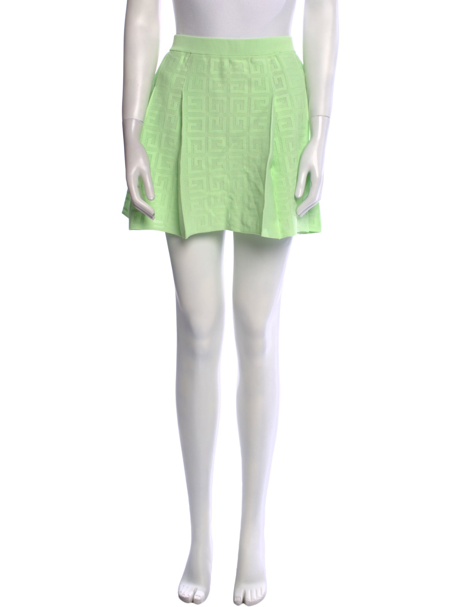 Givenchy Pleated Accents Mini Skirt
