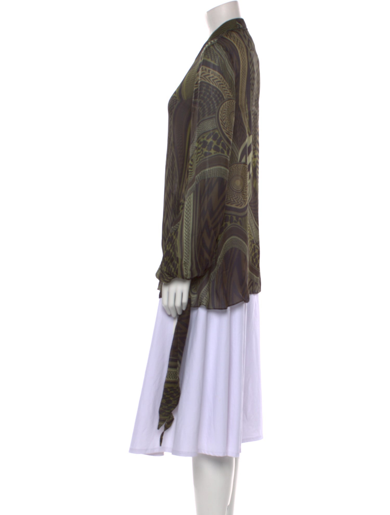 Givenchy Silk Printed Tunic