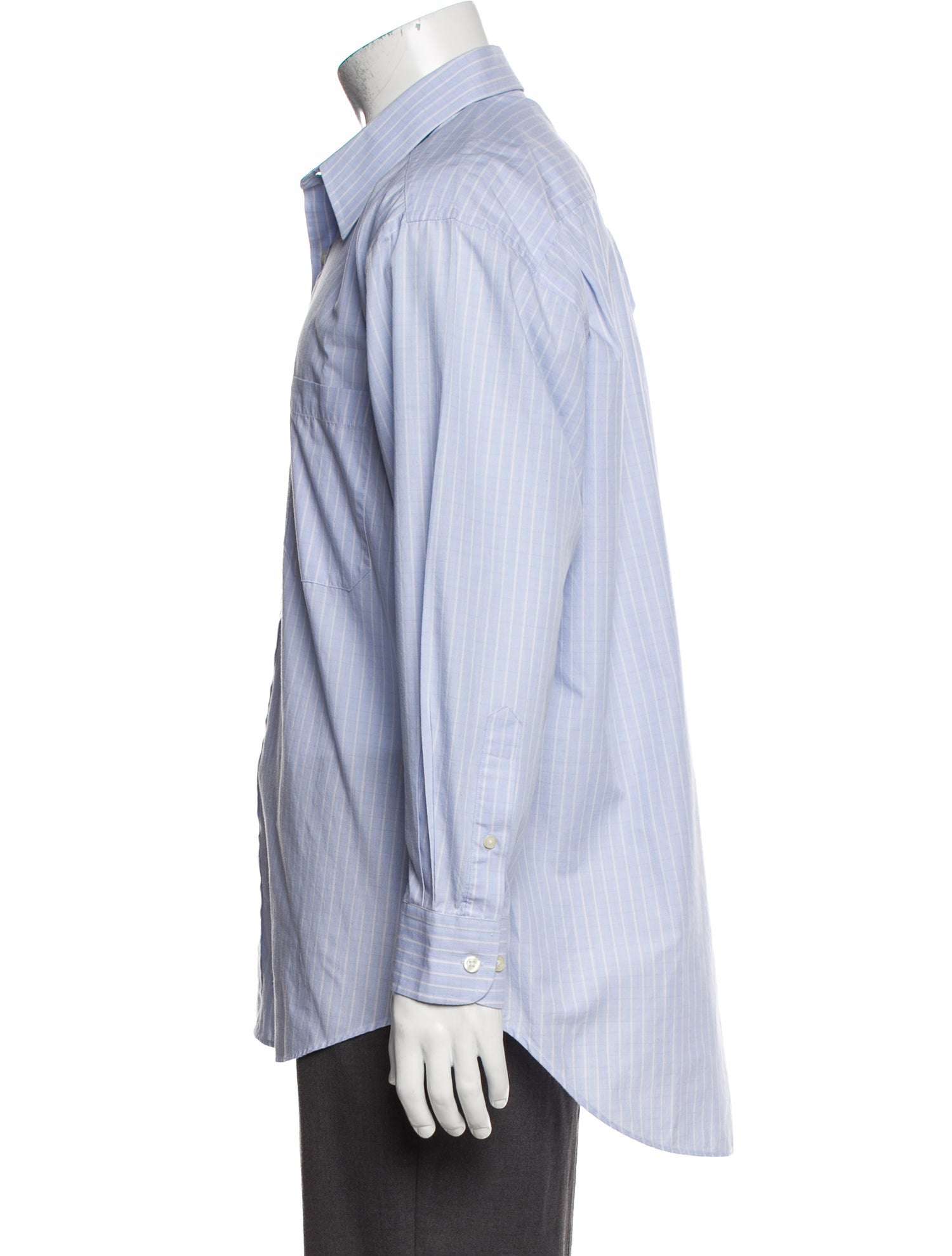 Givenchy Striped Long Sleeve Dress Shirt
