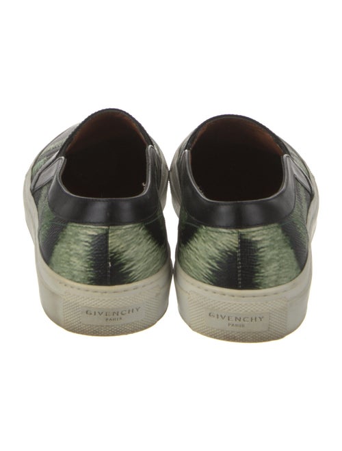 Givenchy Leather Animal Print Loafers