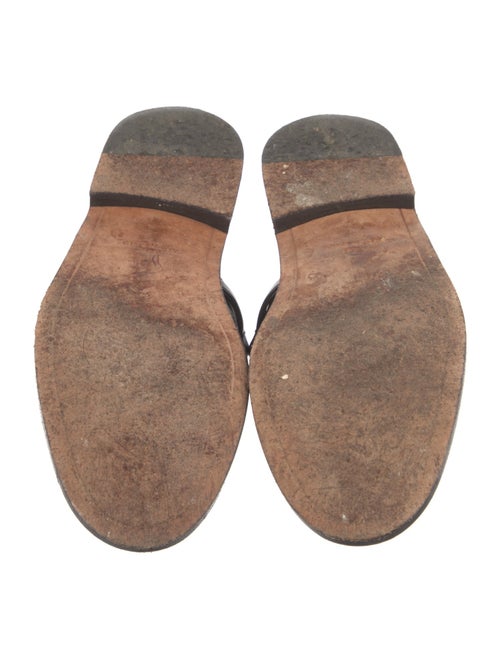 Givenchy Leather Chain-Link Accents Mules