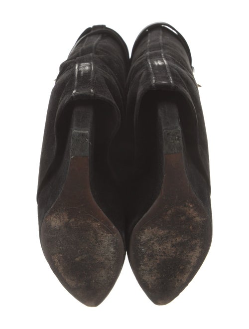 Givenchy Suede Leather Trim Embellishment Boots