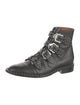 Givenchy Leather Printed Combat Boots