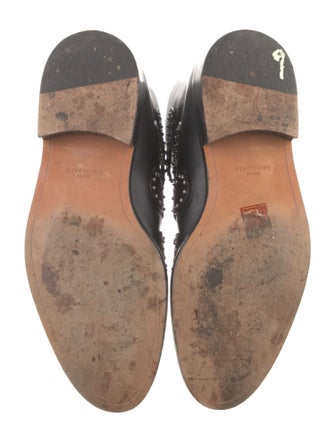 Givenchy Leather Printed Combat Boots