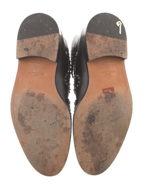 Givenchy Leather Printed Combat Boots