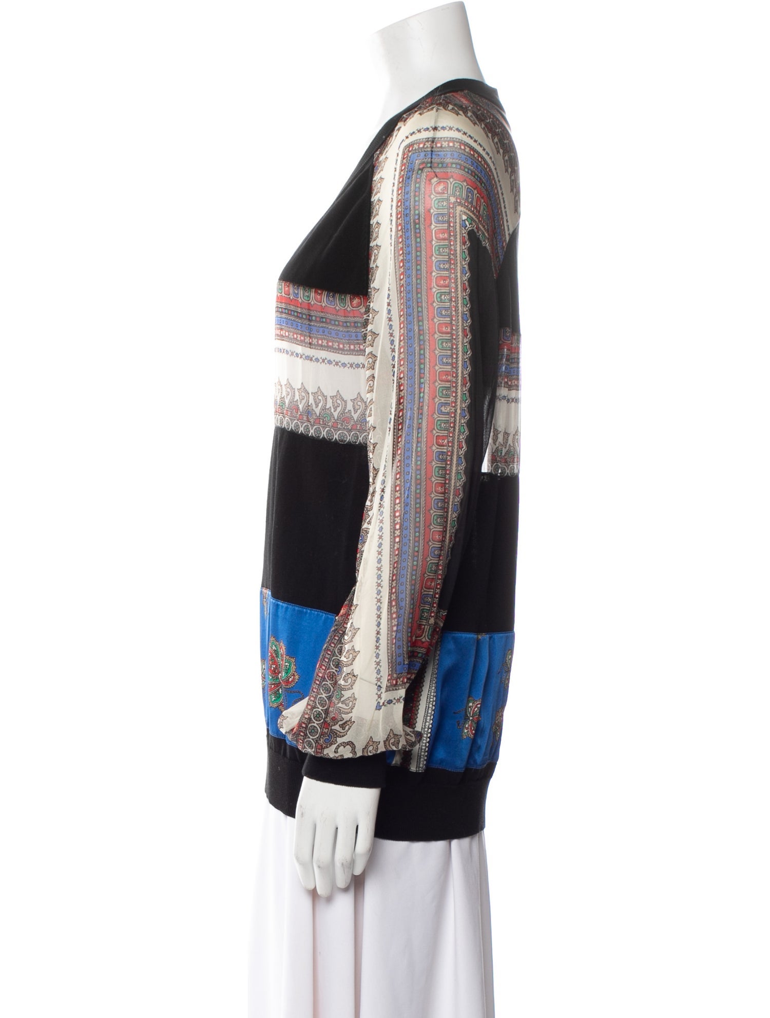 Givenchy Printed V-Neck Sweatshirt