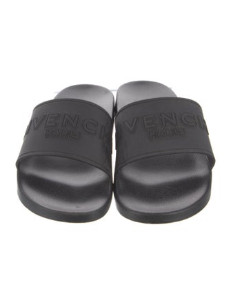 Givenchy Signature Logo Rubber Slides