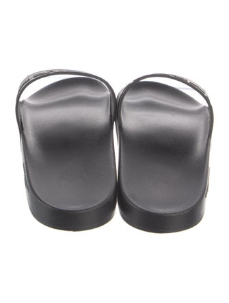 Givenchy Signature Logo Rubber Slides