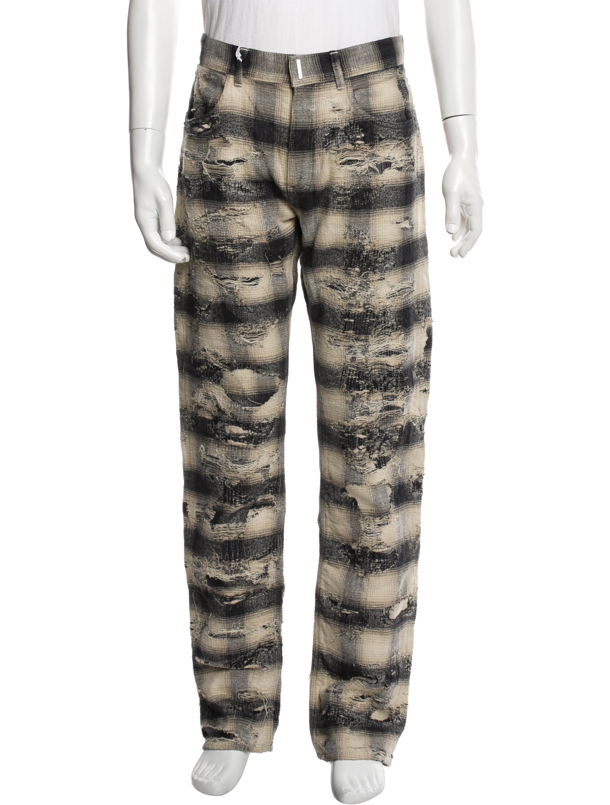 Givenchy Plaid Print Pants w/ Tags