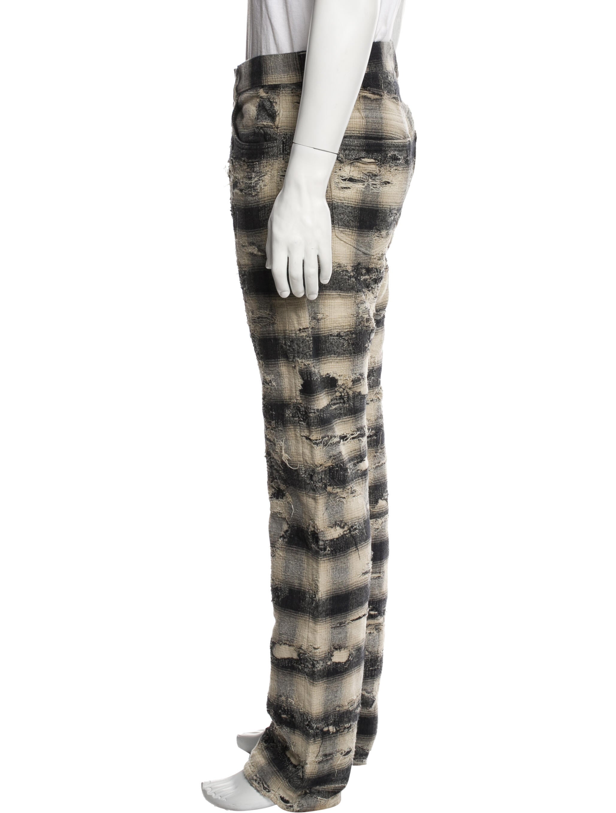 Givenchy Plaid Print Pants w/ Tags
