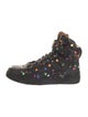Givenchy Leather Polka Dot Print Sneakers